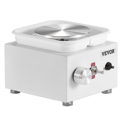 Mini keramikhjul, 0-320 varv/min justerbar hastighet avtagbar skålformningsmaskin, 2,56 tum/3,94 tum 2 skivspelare elektrisk keramikhjulsmaskin, 18 st tillbehör, för konsthantverk hem DIY, vit