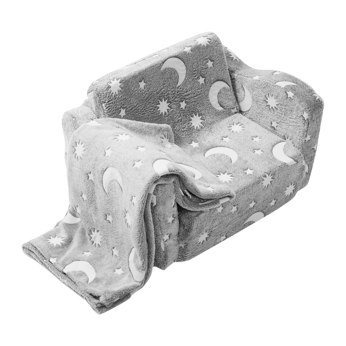 Utfällbar Barnsoffa Glow-in-the-Dark Barnsoffa Barn Cabriolet soffa