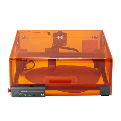 Laser Engraver, 10W, Laser Engraving and Cutting Machine with Enclosure, Laser Cutter Engraver Machine, 300 x 300 mm Working Area, 7000 mm/min, for Wood, Leather, Glass, Certain Metal, Class 1