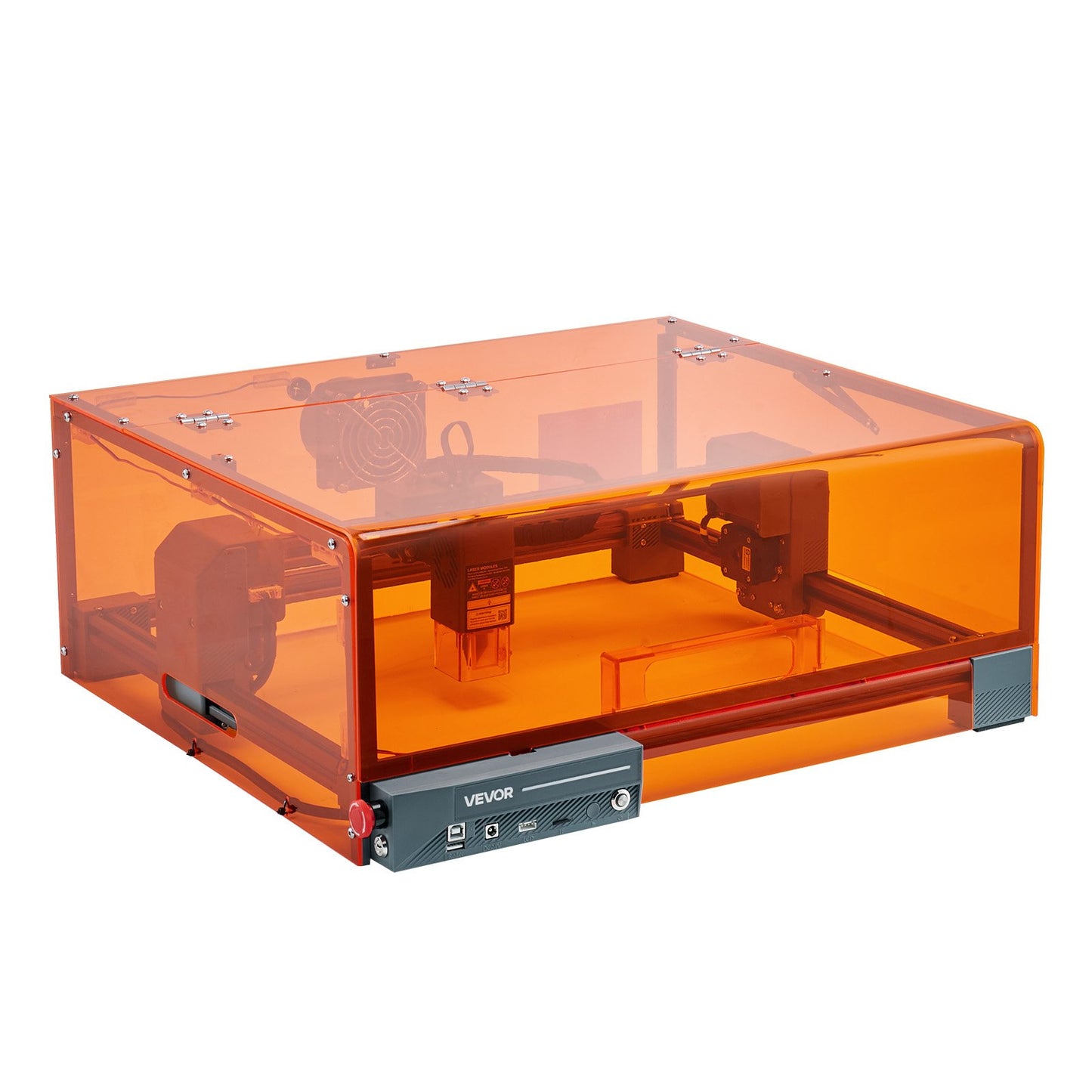 Laser Engraver, 10W, Laser Engraving and Cutting Machine with Enclosure, Laser Cutter Engraver Machine, 300 x 300 mm Working Area, 7000 mm/min, for Wood, Leather, Glass, Certain Metal, Class 1