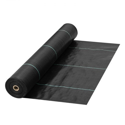 Weed Barrier, 5.8oz Landscape Fabric, 3ft x 300ft Cover Mat Heavy Duty Woven Grass Control Geotextile for Garden, Patio, Black