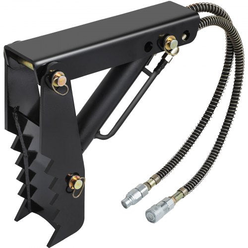 Hydraulisk grävmaskinstumme, 45,72 cm 12,70 mm tjocklek Kraftig grävmaskinstumme, Svart stålsvetsade tumfästen med hydraulcylinder, Mekanisk hydraulisk tumme för grävmaskin/grävmaskin