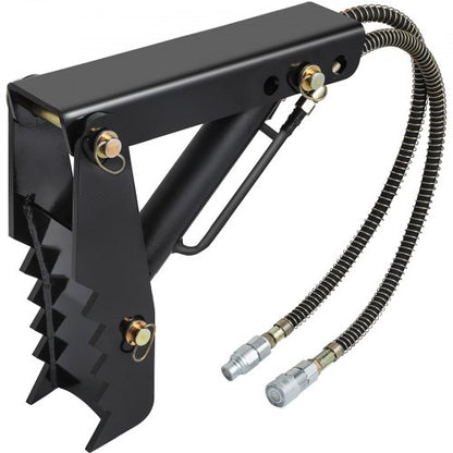 Hydraulisk grävmaskinstumme, 45,72 cm 12,70 mm tjocklek Kraftig grävmaskinstumme, Svart stålsvetsade tumfästen med hydraulcylinder, Mekanisk hydraulisk tumme för grävmaskin/grävmaskin