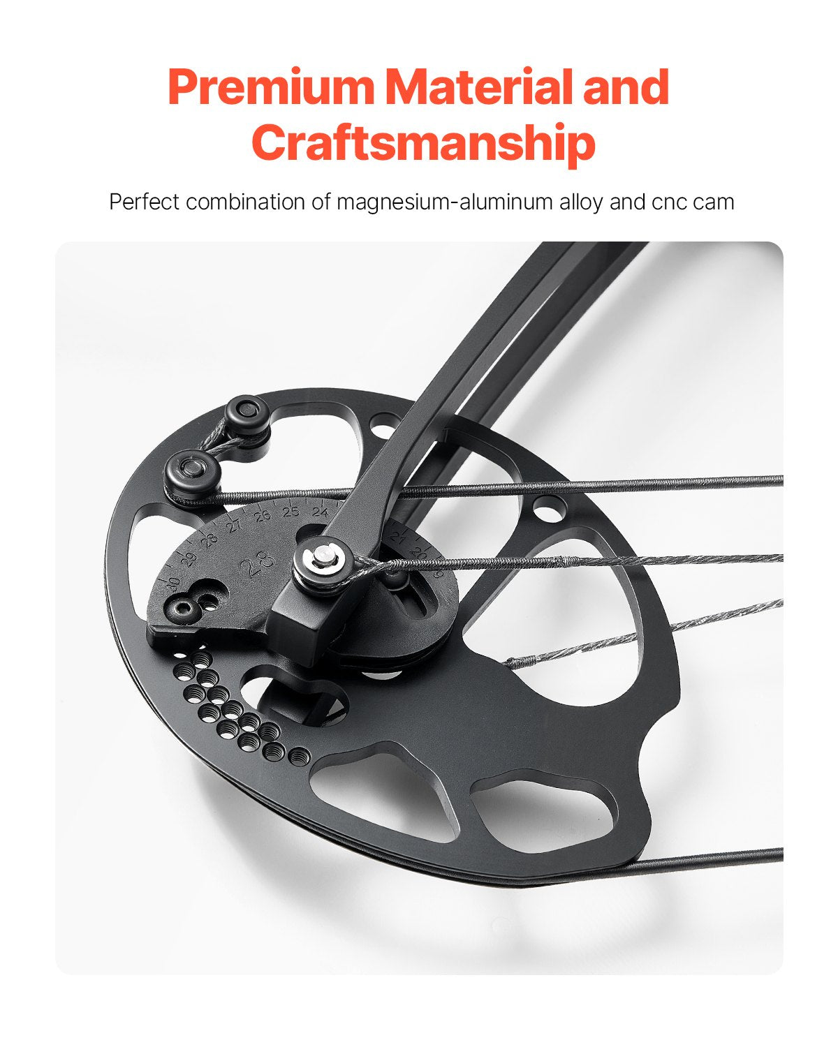 Compound Bow Archery, Adjustable 19-30 in Draw Length Compound Bow Package for Beginner, 19-70 Lbs Draw Weight Archery Bows and Arrow Set, Right Hand Kit with Hunting Equipment, 320 fps, Black