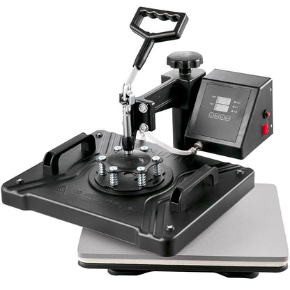 VEV värmepress 5 i 1 värmepressmaskin 38x30cm T-shirtpress muggtryckmaskin multifunktionell värmeöverföringsmaskin för T-shirt mugg hattplåt överföringsskrivare