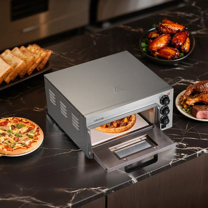 Commercial Countertop Pizza Oven Electric Pizza Oven for 35.56 cm Pizza Indoor
