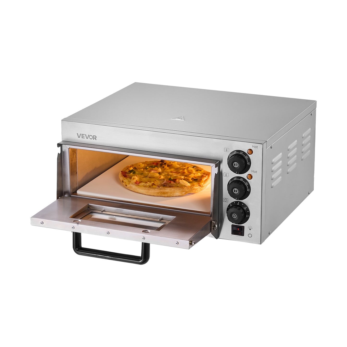 Commercial Countertop Pizza Oven Electric Pizza Oven for 35.56 cm Pizza Indoor