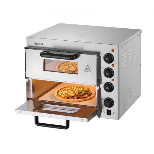 Commercial Countertop Pizza Oven Electric Pizza Oven for 35.6 cm Pizza Indoor