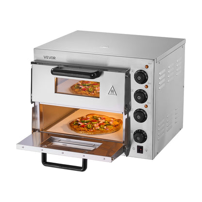 Commercial Countertop Pizza Oven Electric Pizza Oven for 35.6 cm Pizza Indoor