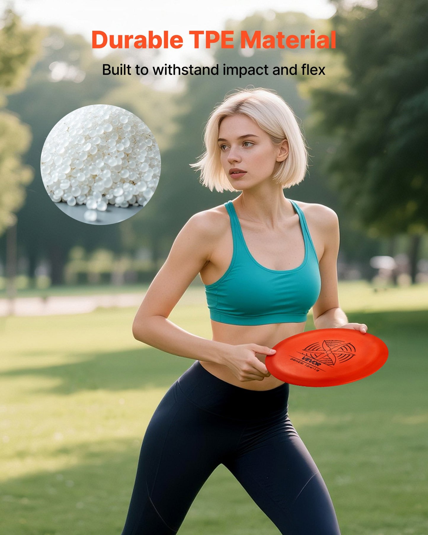 Disc Golf Set, 6 PCS Flying Discs for Beginners, Disc Golf Starter Set, with Putter, Mid-Range, Driver, Including Mini Marker, Portable Backpack, for Outdoor Backyard, Lawn, Beach, and Park