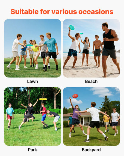 Disc Golf Set, 6 PCS Flying Discs for Beginners, Disc Golf Starter Set, with Putter, Mid-Range, Driver, Including Mini Marker, Portable Backpack, for Outdoor Backyard, Lawn, Beach, and Park