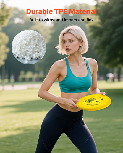 Disc Golf Set, 12 PCS Flying Discs for Beginners, Disc Golf Starter Set, with Putter, Mid-Range, Driver, Including Mini Marker, Portable Backpack, for Outdoor Backyard, Lawn, Beach, and Park