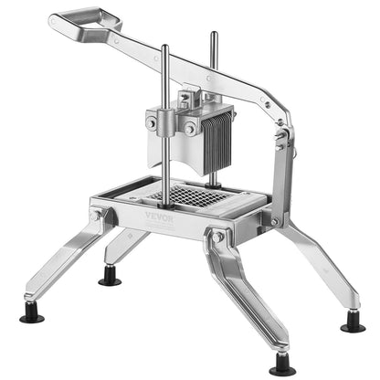 Commercial Vegetable Slicer, 1/4 and 1/2 inch Tomato Slicer, Stainless Steel and Aluminum Alloy Vegetable Cutter Slicer, Manual Tomato Slicer with Non-slip Feet, for Tomatoes, Onions, Potatoes