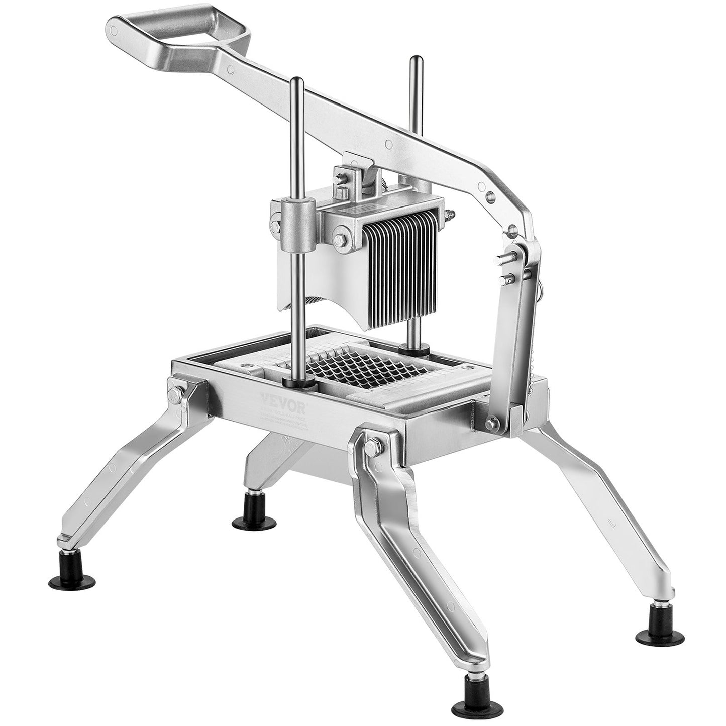 Commercial Vegetable Slicer, 1/4 and 1/2 inch Tomato Slicer, Stainless Steel and Aluminum Alloy Vegetable Cutter Slicer, Manual Tomato Slicer with Non-slip Feet, for Tomatoes, Onions, Potatoes