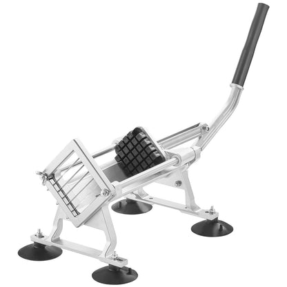 Commercial Vegetable Slicer, 1/2 inch Fruit Slicer, Stainless Steel and Aluminum Alloy Vegetable Cutter Slicer Machine, Manual Slicer with Non-slip Feet, for Radishes, Onions, Potatoes, Lemons