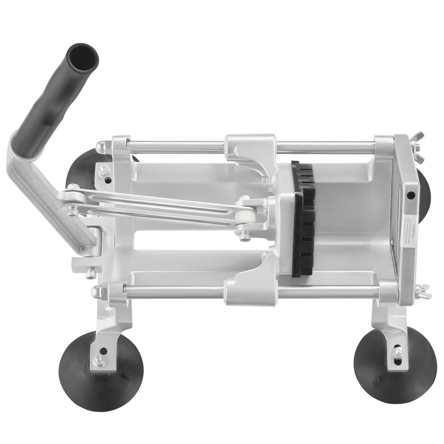 Commercial Vegetable Slicer, 1/2 inch Fruit Slicer, Stainless Steel and Aluminum Alloy Vegetable Cutter Slicer Machine, Manual Slicer with Non-slip Feet, for Radishes, Onions, Potatoes, Lemons