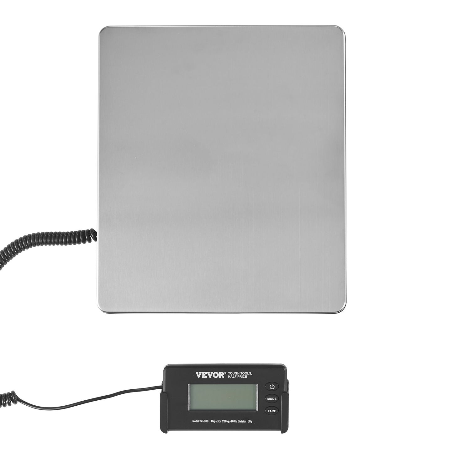 Shipping Scale Digital Postal Scale 199.6 kg x 48 g, AC/DC Package LCD