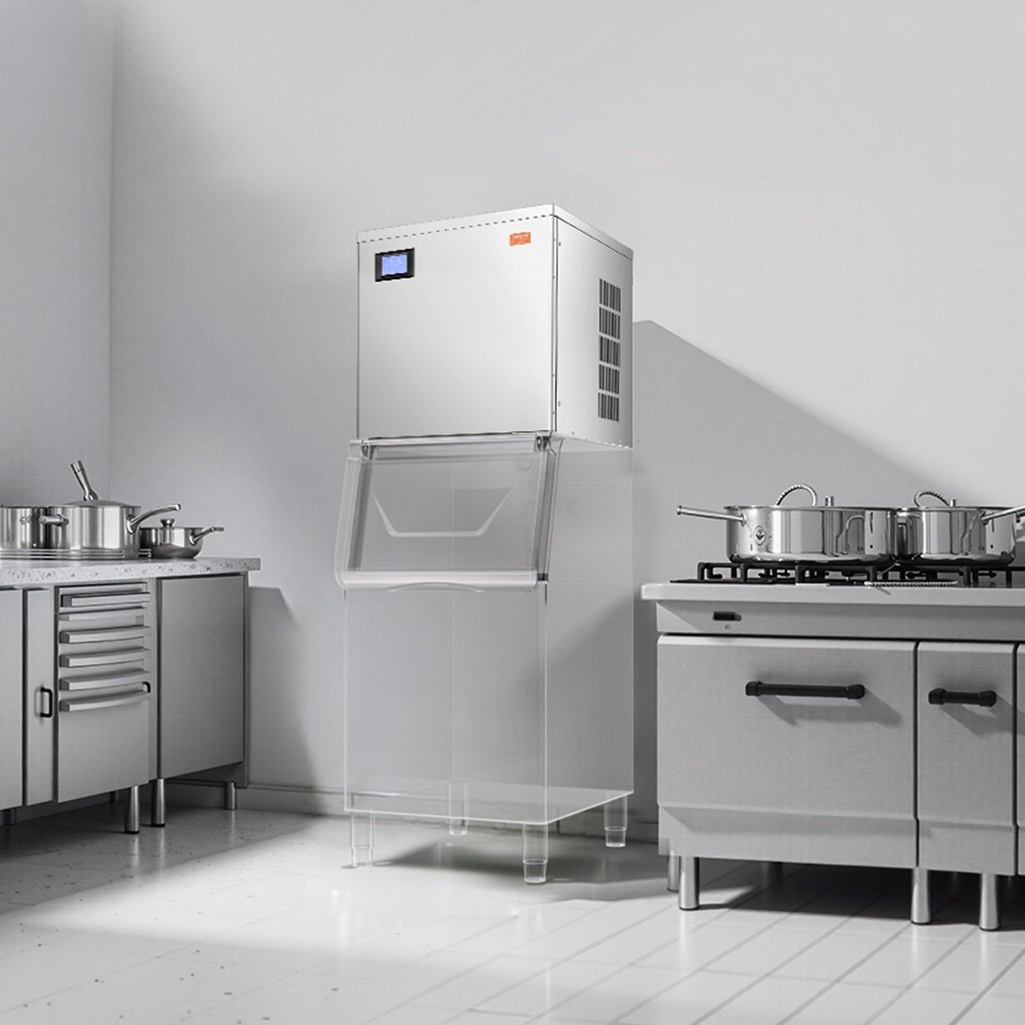 Commercial Ice Maker 550 lbs/Day Self-Cleaning Ice Machine - Head Only