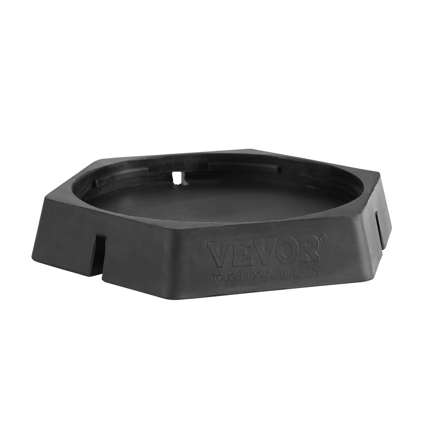 Nivelleringsplattor för husbilar, 9-tums runda landningsfötter, permanent monterade domkraftsstabilisatorer, gummikuddar för domkraft, 5000 lbs kapacitet per domkraftsplatta för husbilar, 5:e hjul, husvagnar, husbilar av klass A/C (6-pack)