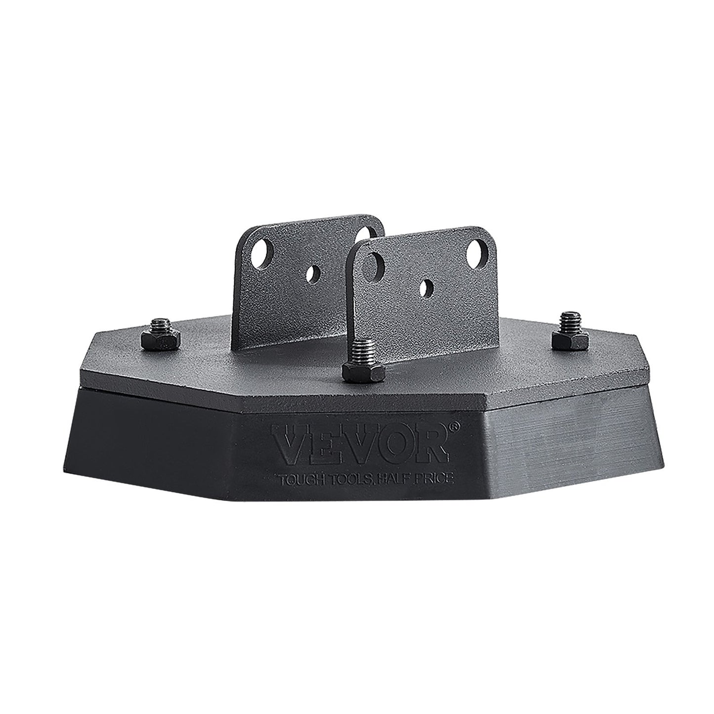 RV Leveling Pads, 4-Pack Rubber Trailer Jack Pads, Each with 5000 lbs Capacity, Standard Jack Stabilizer Pad with Large Surface Area, Ideal for Scissor Jack Feet 5th Wheels Class A/C Motorhomes