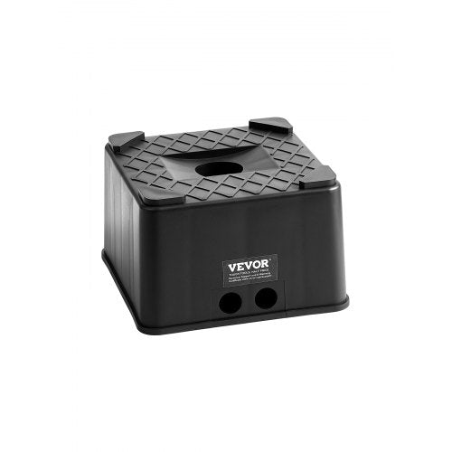 Trailer Jack Block, 6" High Heavy Duty RV Leveling Block with 6000 lbs Capacity, RV Jack Stand, Motorcycle Stand, Stool, Camper Accessories for Travel Trailers, 5th Wheels Class A/C Motorhomes