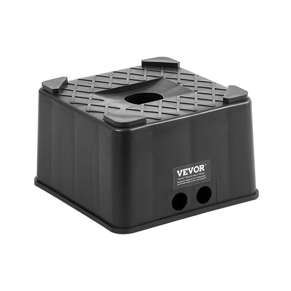 Trailer Jack Block, 6" High Heavy Duty RV Leveling Block with 6000 lbs Capacity, RV Jack Stand, Motorcycle Stand, Stool, Camper Accessories for Travel Trailers, 5th Wheels Class A/C Motorhomes