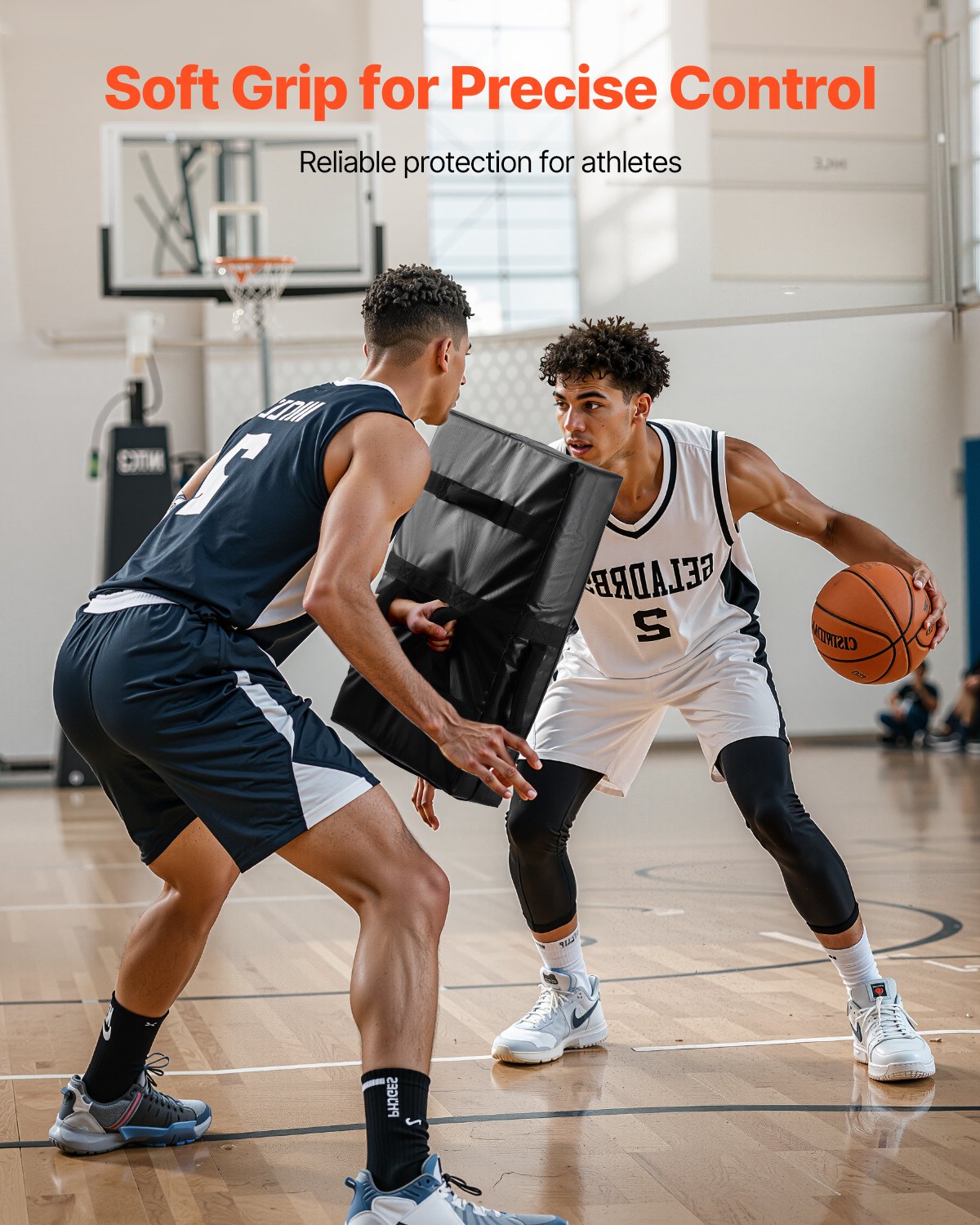 Blockeringsdocka för fotboll, 24x16 tum blockeringsdynor, sparkskydd med handtag, tacklingsdocka med hög densitet, kraftig träningsutrustning för basket, hockey, lacrosse, svart, 1 st