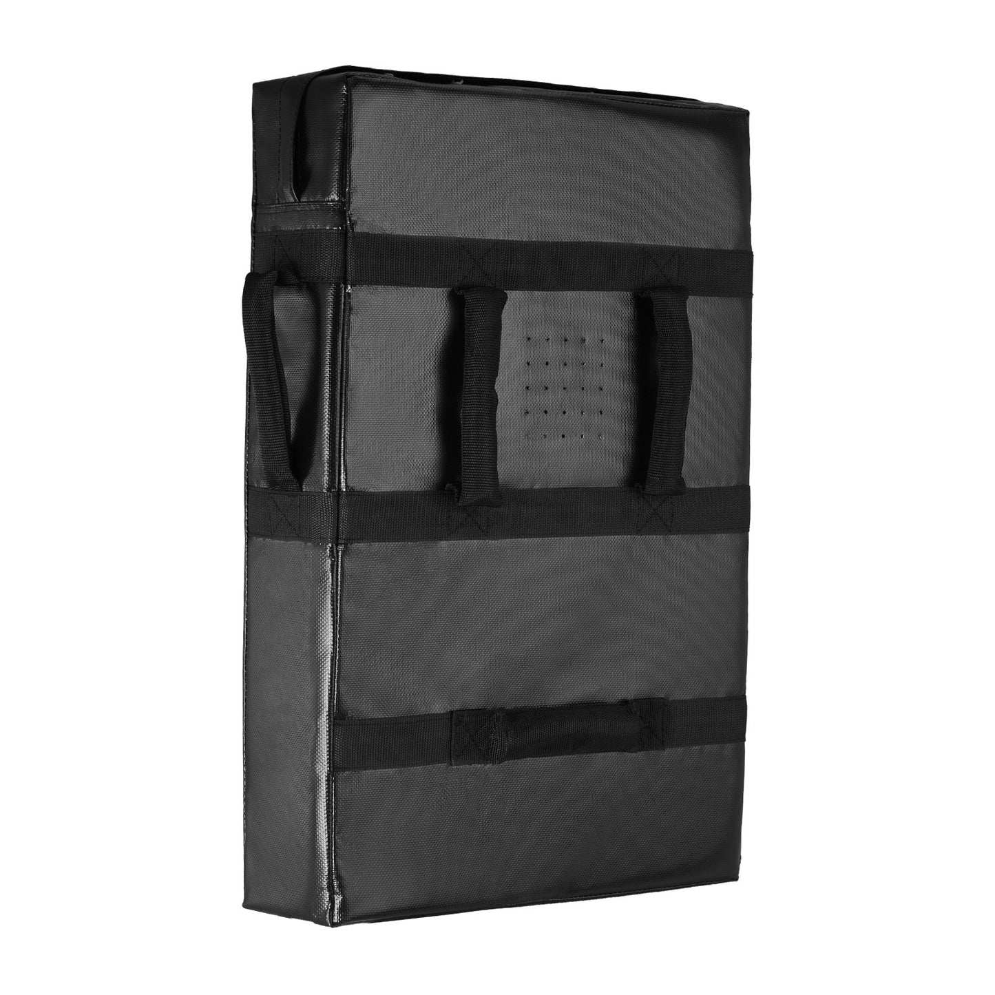 Blockeringsdocka för fotboll, 24x16 tum blockeringsdynor, sparkskydd med handtag, tacklingsdocka med hög densitet, kraftig träningsutrustning för basket, hockey, lacrosse, svart, 1 st