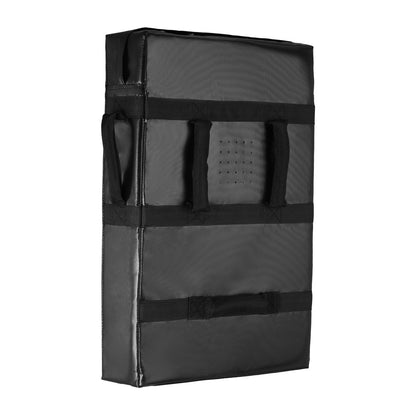 Blockeringsdocka för fotboll, 24x16 tum blockeringsdynor, sparkskydd med handtag, tacklingsdocka med hög densitet, kraftig träningsutrustning för basket, hockey, lacrosse, svart, 1 st