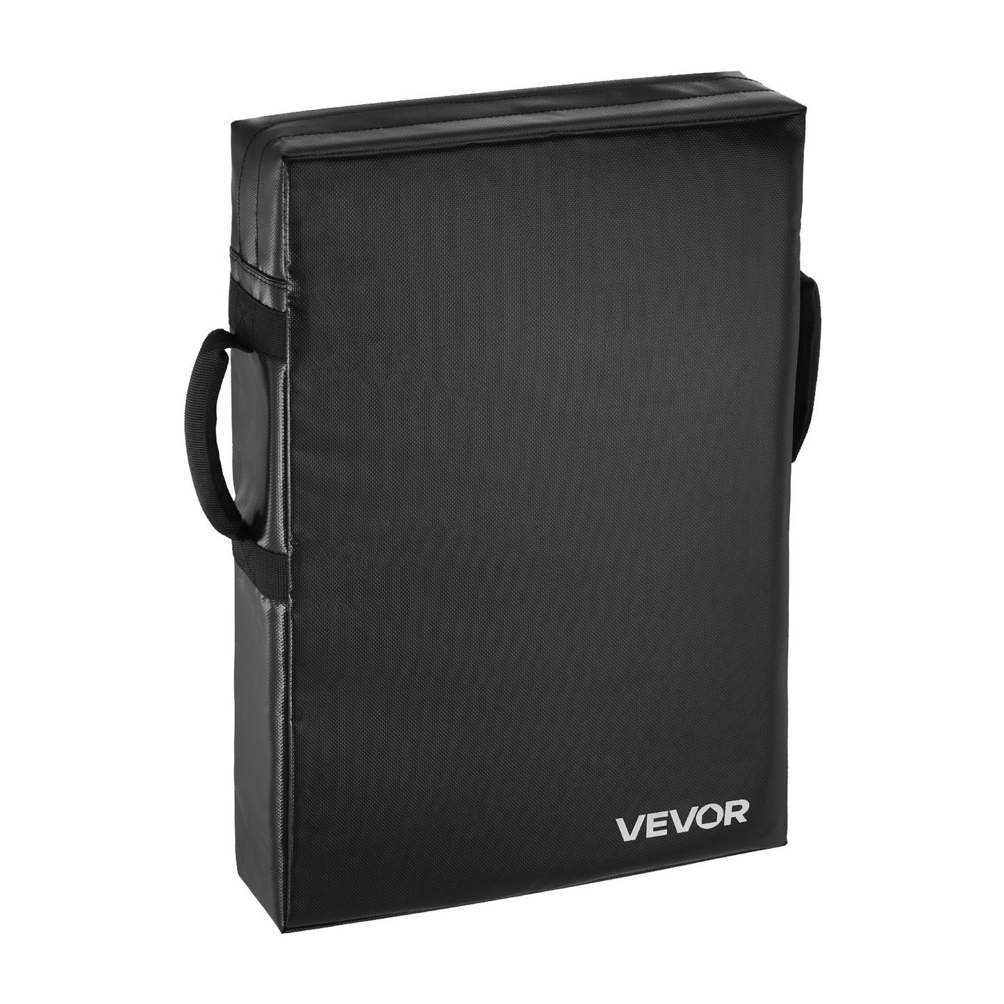 Blockeringsdocka för fotboll, 24x16 tum blockeringsdynor, sparkskydd med handtag, tacklingsdocka med hög densitet, kraftig träningsutrustning för basket, hockey, lacrosse, svart, 1 st