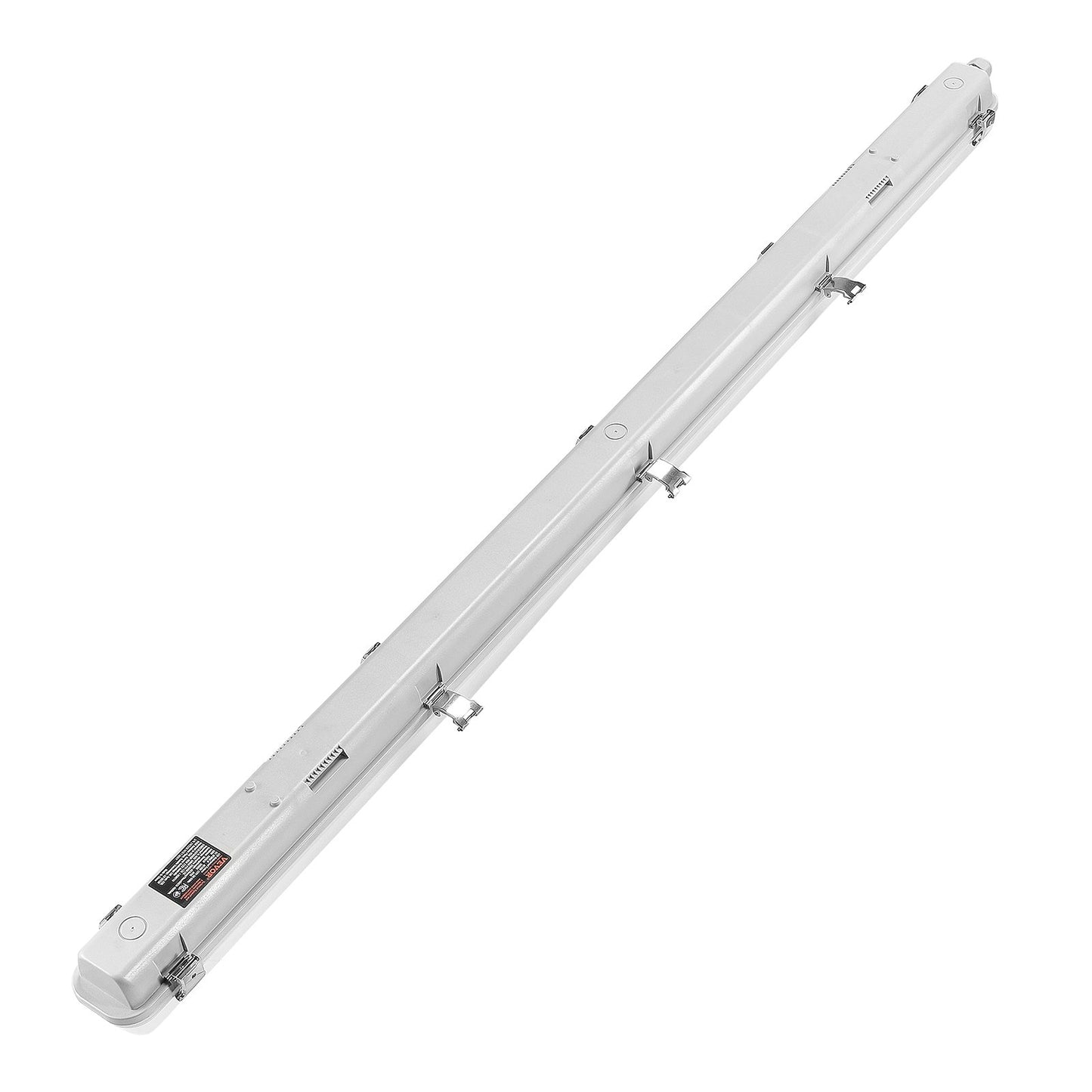 1270 mm / 4 fot LED-ångtät belysning, 60 W/50 W/40 W valbar, 5000 K ångtät belysningsarmatur med 5400/6400/7400 LM justerbar, IP65 vattentät för parkeringsplats, lager, frys, biltvätt, 4-pack