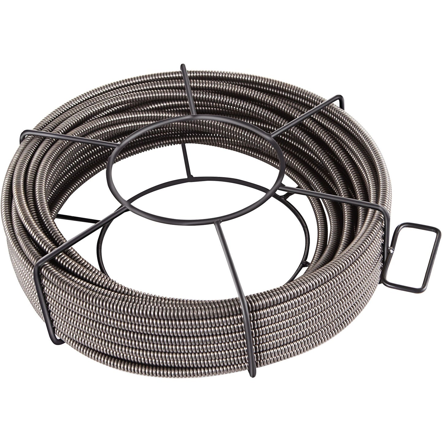 Drain Cleaning Cable 1524 cm x 1.0 cm Solid Core Cable Sewer Cable Drain Auger Cable Cleaner Snake Clog Pipe Drain Cleaning Cable Sewer Drain Auger Snake Pipe