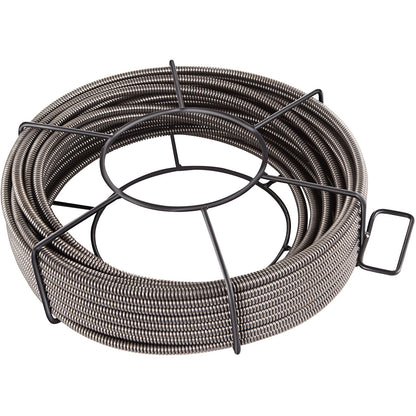 Drain Cleaning Cable 1524 cm x 1.0 cm Solid Core Cable Sewer Cable Drain Auger Cable Cleaner Snake Clog Pipe Drain Cleaning Cable Sewer Drain Auger Snake Pipe