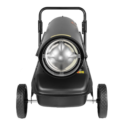 Kerosene/Diesel Forced Air Heater, 100000Btu Torpedo Space Heater, Portable with Thermostat Control,38L Tank Efficient Indoor/Outdoor Kerosene Heater For Home,Jobsite, industrial,Workshops,Black