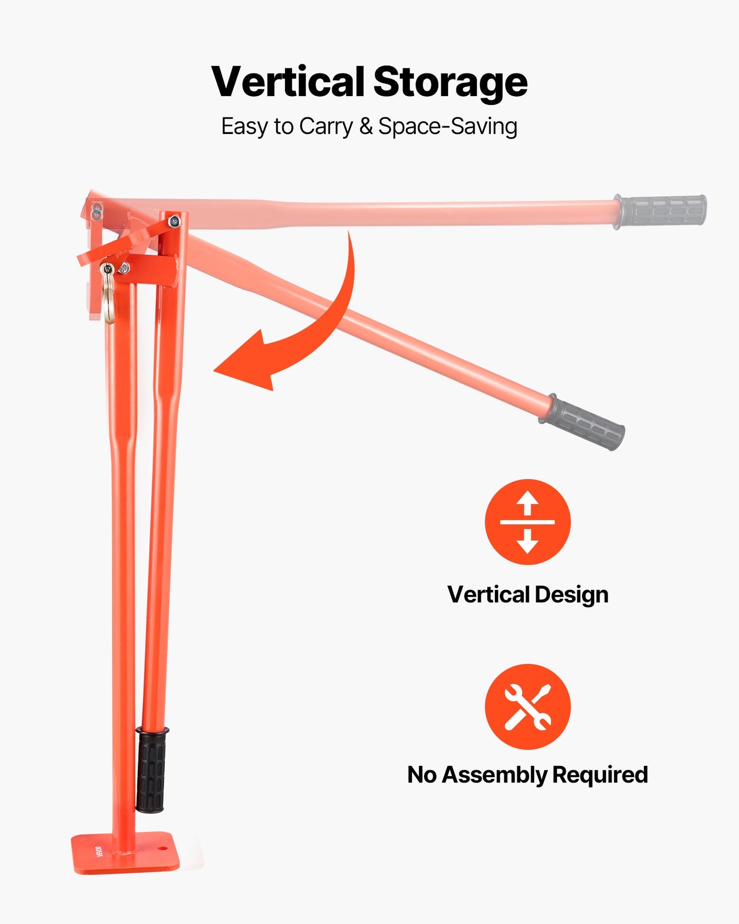 91.4 cm T Post Puller, Heavy Duty Steel Fence Post Puller, 300 kg Load Capacity, Labor-Saving T-Post Remover Tool for Round Fence Posts, Sign Posts & Tree Stumps, Lifting Chain Not Included