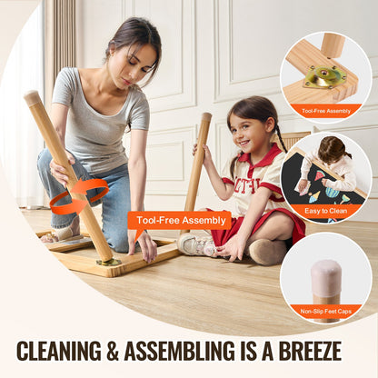 Sensoriskt bord för småbarn, aktivitetsbord för barn med 3 hopfällbara förvaringsfack och pappersrullhållare, sand- och vattenbord för inomhus-/utomhuslek, sensoriskt ritbord i trä för barn, present till pojkar och flickor