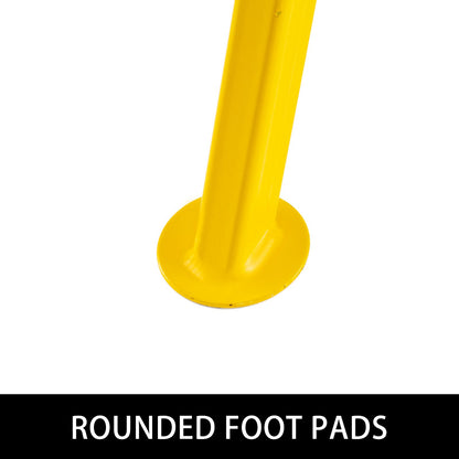 Foldable Pipe Jack Stand Height Adjustment 32In To 55In, Roller Head Pipe Stand 4500Lbs/2 Tons Capacity for Pipe Threading, Pipe Hole Cutting