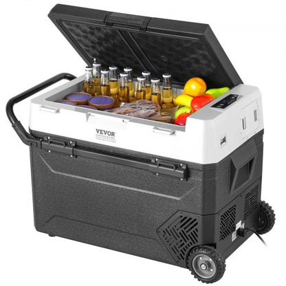 Portable Car Refrigerator, 12 Volt Car Refrigerator Fridge, 60 L / 63.4 QT Single Zone Portable Freezer, -4℉-68℉ Adjustable Temperature, Compressor Cooler for Home, Outdoor, Camping, RV, Car