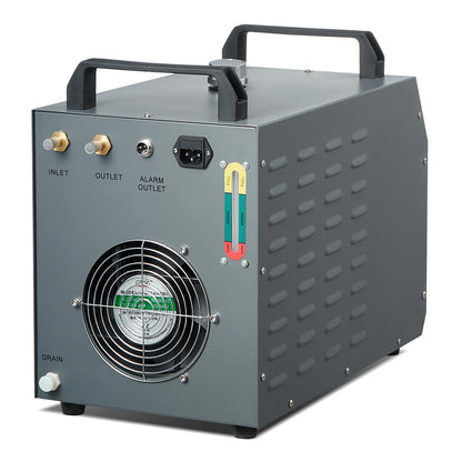 Industriell vattenkylare, CW-3000(PRO), 150W luftkyld industriell vattenkylare med 12L vattentankkapacitet 18 L/min maxflödeshastighet, för lasergraveringsmaskinkylning