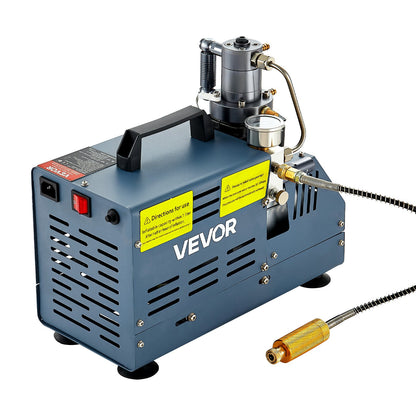 High Pressure Compressor, 4500PSI/30MPA/300BAR High Pressure Air Compressor, 1800W 220V Automatic Stop Air Rifle Compressor Suitable for Paintball Air Rifle, PCP Rifle, Air Pistol, Diving Bottle