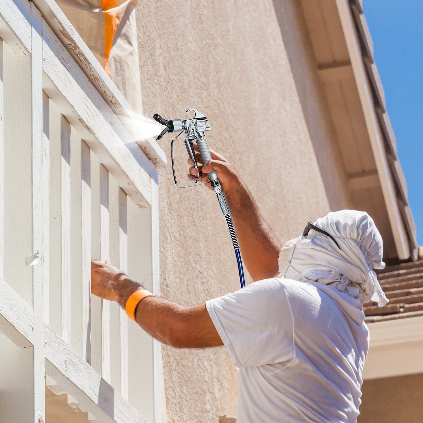 Högtryckssprutpistol, 3600PSI högtryckssprutpistol med 5 munstycken, 211, 315, 417, 517, 623, svängbar högtryckssprutpistolsats med filter, rengöringsnål och borste