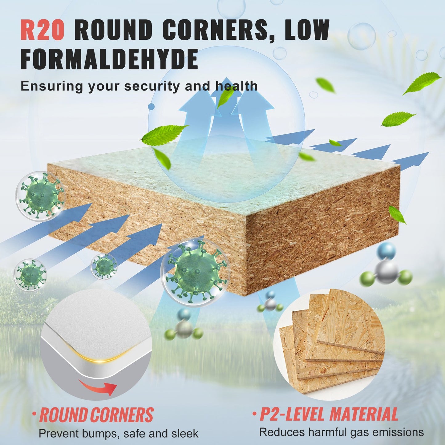 Table Top, 60" x 25" x 1", 220.5 lbs Load Capacity, Universal One-Piece Particle Board Desktop for Height Adjustable Electric Standing Desk Frame, Rectangular Countertop for Home and Office Desk