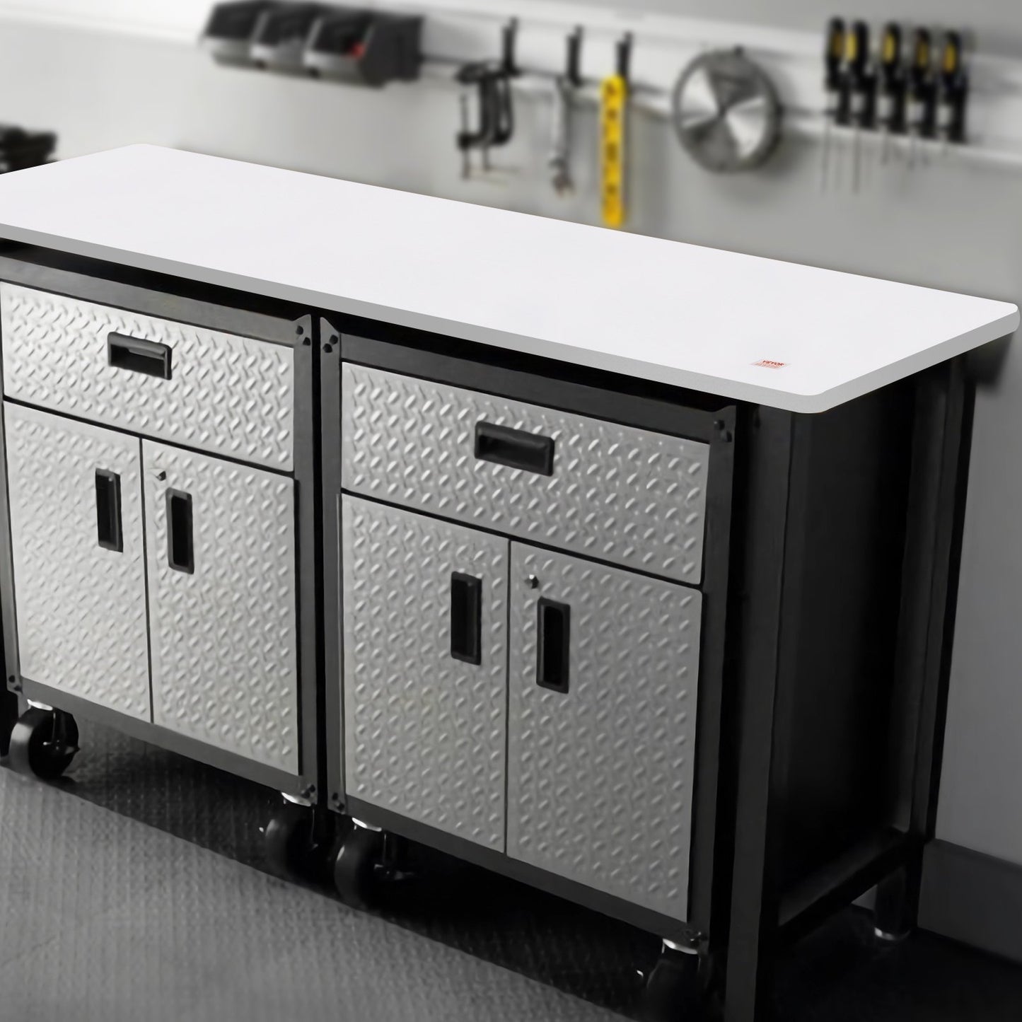 Table Top, 60" x 25" x 1", 220.5 lbs Load Capacity, Universal One-Piece Particle Board Desktop for Height Adjustable Electric Standing Desk Frame, Rectangular Countertop for Home and Office Desk