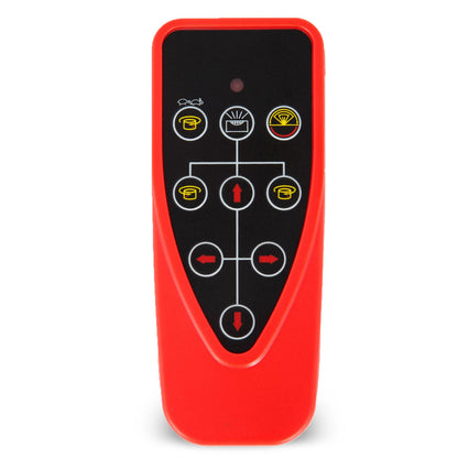Red Laser Level Rotary Self Leveling Measuring Automatic Rotating Red Beam with Receiver Remote Control Carrying Case