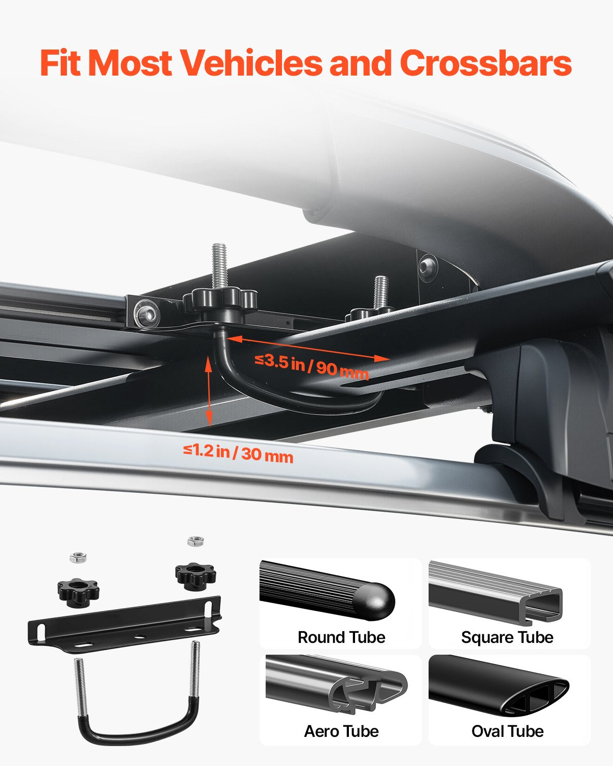 Takräcke, 122 x 102 x 143 cm, universal taklastkorg, bagagehållare för bilens tak med maxlastkapacitet på 67 kg, 11,5 cm staket, rostskyddat stållegering, vindskydd, för SUV-bil