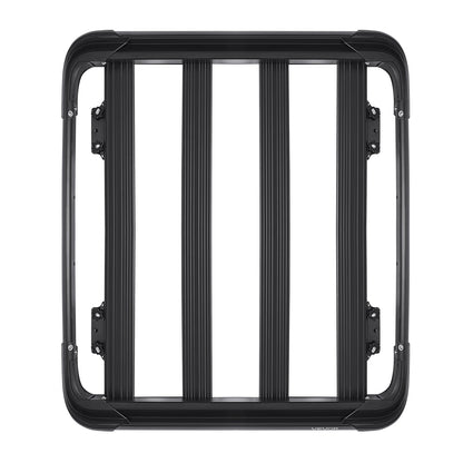 Takräcke, 122 x 102 x 143 cm, universal taklastkorg, bagagehållare för bilens tak med maxlastkapacitet på 67 kg, 11,5 cm staket, rostskyddat stållegering, vindskydd, för SUV-bil