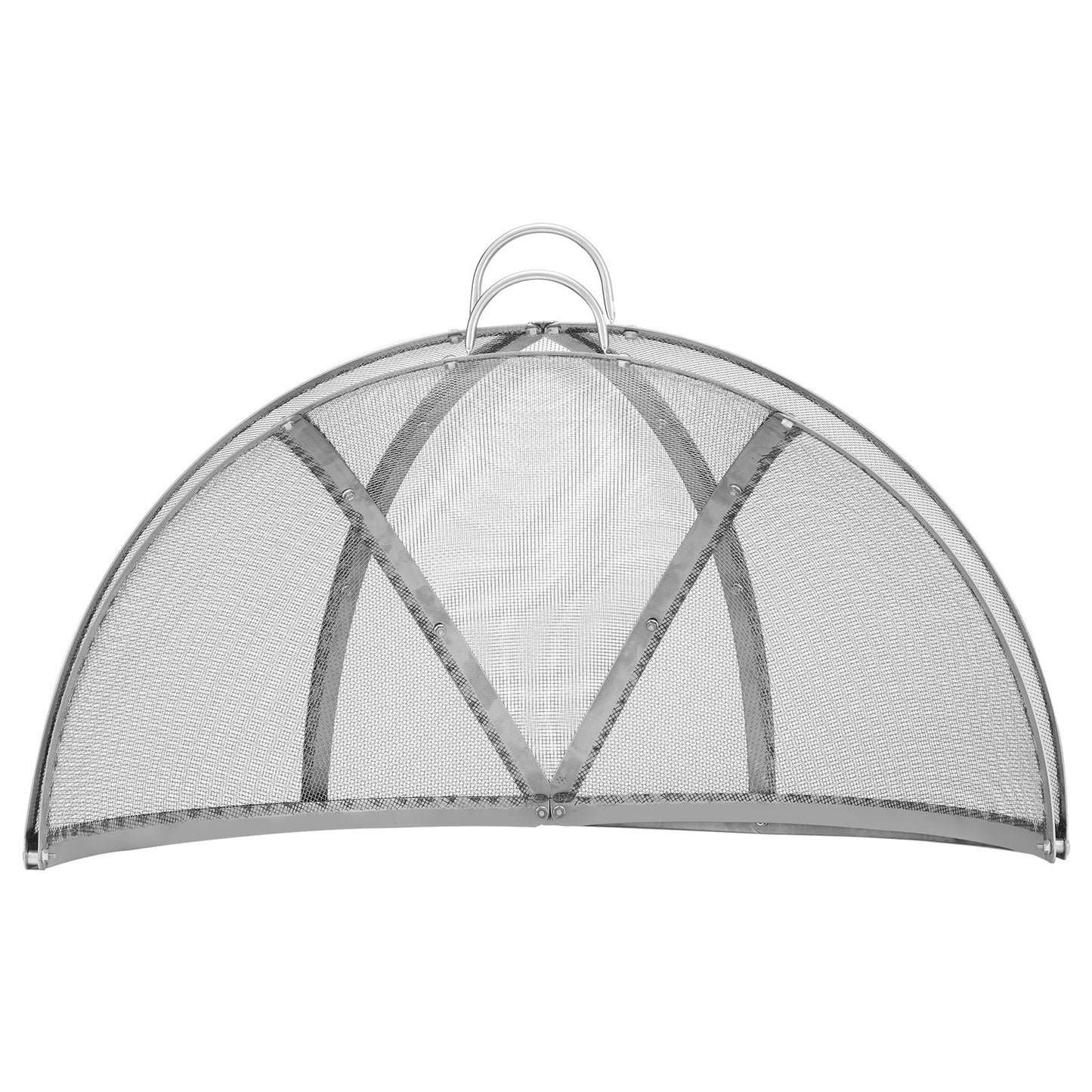 Lock till eldstadsskärm, 40" diameter, runda tillbehör till eldstadsring, metalllock till eldstad, lättöppnade eldstadsringlock i rostfritt stål för eldstad utomhus, uteplats, bakgård