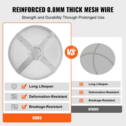 Eldgrop Spark-skärm runt 27", förstärkt kraftigt stålmetalllock, eldgroplock för utomhusbruk, lättöppnande toppskärm med rund ringhandtag för eldgropar utomhus, uteplats och bakgård