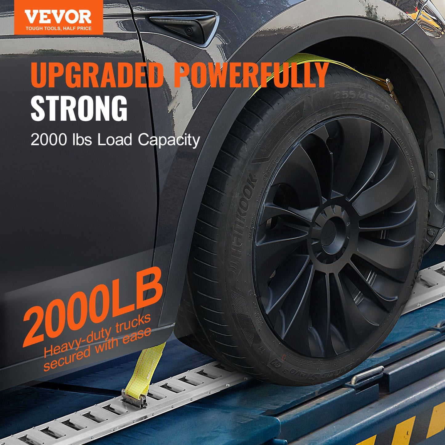 E Track Tie-Down Rail Kit, 24PCS 5' E-Tracks Set Includes 8 Steel Rails & 8 O-Ring Anchors & 8 Tie-Offs with D-Ring, Versatile Securing Accessories for Cargo Motorcycles Bikes, 2000 lbs Load