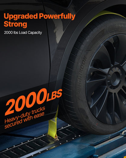 E Track Tie-Down Rail Kit, 18PCS 5' E-Tracks Set Includes 4 Steel Rails & 8 O-Ring Anchors & 4 Tie-Offs with D-Ring & 2 Ratchet Straps, Securing Accessories for Cargo Motorcycles Bikes, 2000 lbs